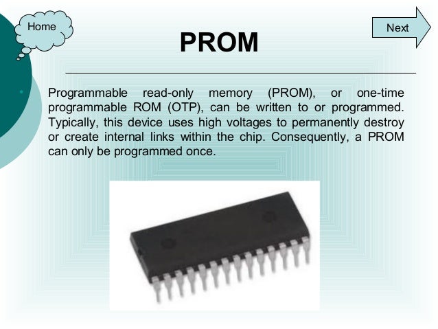 programmable read only memory applications